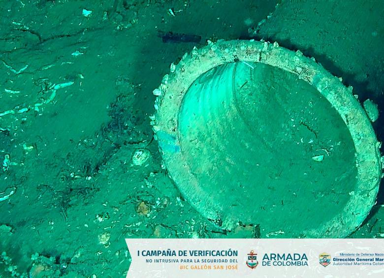 Esta es una de las imágenes que logró Colombia en 2022 de este Galeón. FOTO Colprensa 