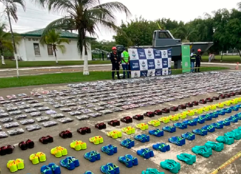 El cargamento en Necoclí está avaluado en más de $200 millones. FOTO: CORTESÍA