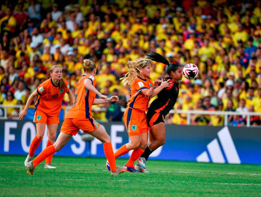 El partido entre Colombia y Países Bajos fue bastante disputado. FOTO FCF