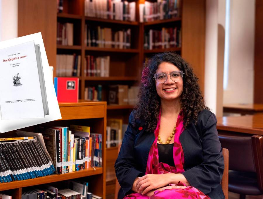 La poeta María Gómez Lara estuvo en la Fiesta del Libro y la Cultura presentando su más reciente obra. FOTO<b><span class="mln_uppercase_mln"> Cortesía</span></b>