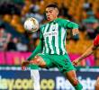Emilio Aristizábal es de los que espera seguir teniendo oportunidades en el ataque verdolaga con la llegada del técnico Juárez. FOTO <b>Jaime Pérez</b>
