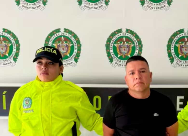 El acordeonero fue capturado en Rionegro. FOTO: CORTESÍA