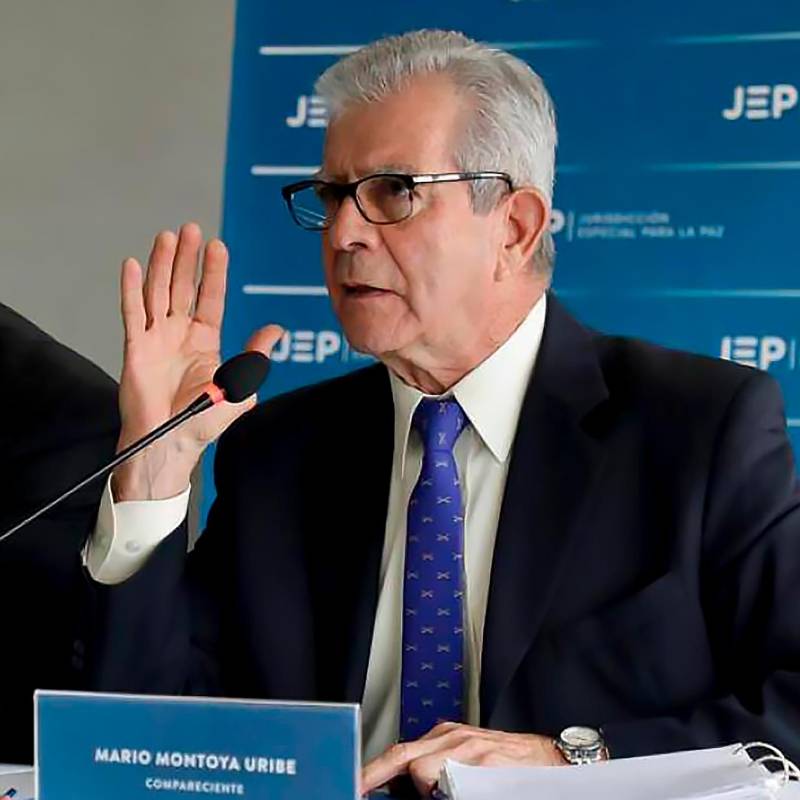 El general retirado Mario Montoya. Foto: JEP