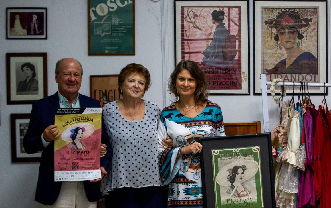 Luis Carlos Rico, Elisa Brex y Gisela Zivic, directores de Prolírica. FOTO: Julio César Herrera