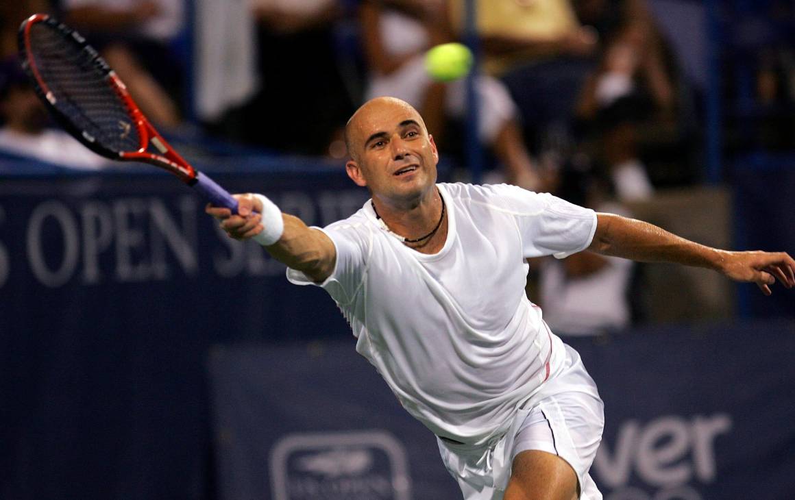 Andre Agassi contó en sus memorias sobre los dolores: “Soy un hombre joven, relativamente joven. Tengo treinta y seis años. Pero despierto como si tuviera noventa y seis”. Foto: Getty Images