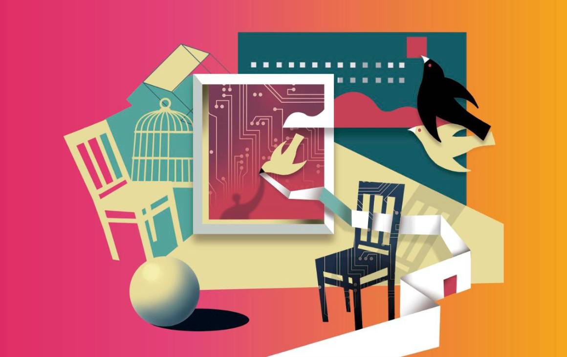 Con la memoria perfecta de internet, el olvido se hace muy difícil. Ilustración Elena Ospina.