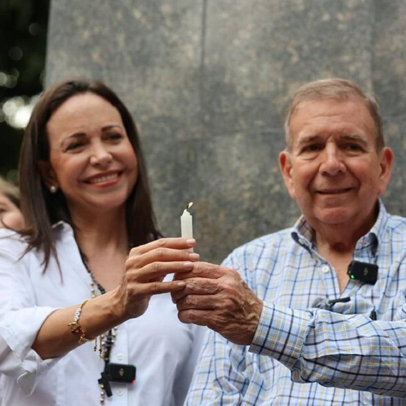María Corina Machado y Edmundo González. Foto: Europa Press