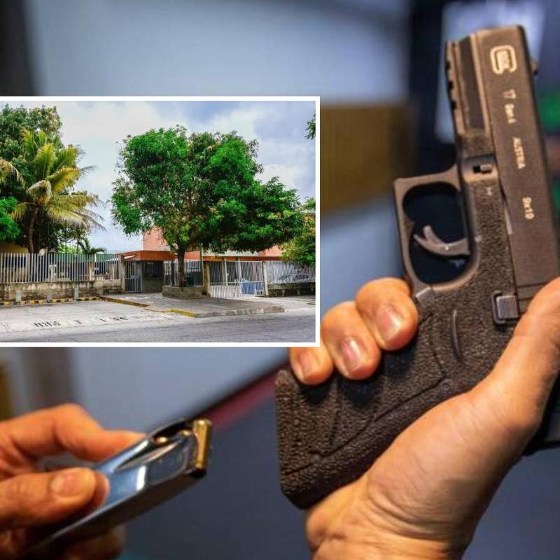 Imagen de referencia de ataque sicarial con arma de fuego y la seccional de Medicina Legal de Barranquilla. FOTO: PORTAL ZONA ZERO Y EL COLOMBIANO