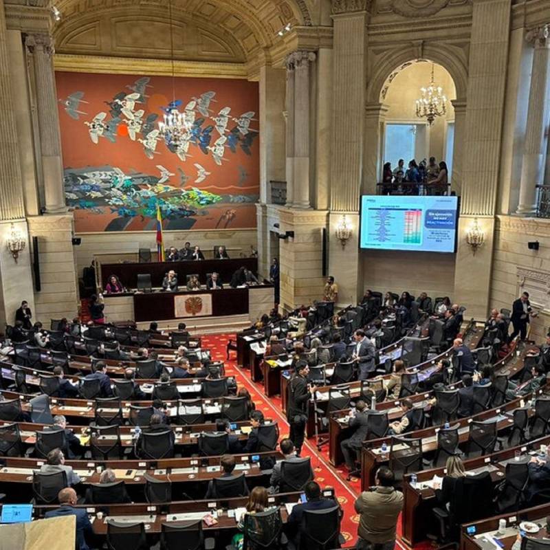 Congreso de la república. Foto: Colprensa