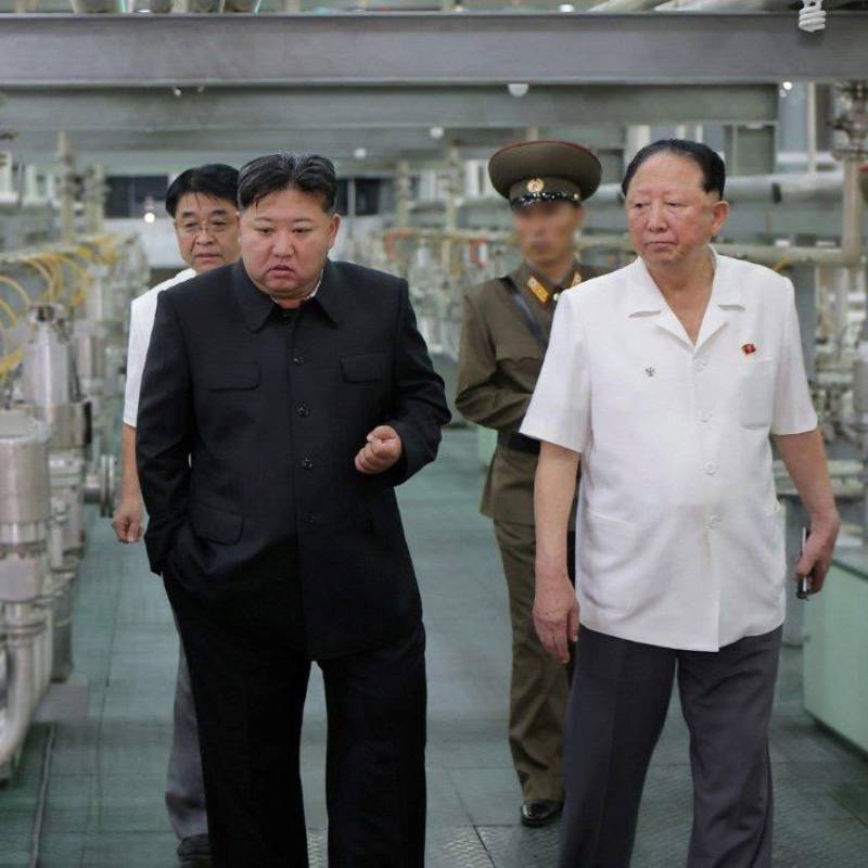 Corea del Norte mostró su planta de Uranio al mundo. Foto: AFP