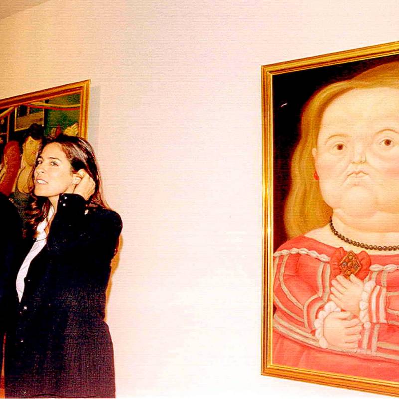 Todos los hijos del artista quedaron con responsabilidades para preservar la obra del maestro. El trabajo de Lina es coordinar las exposiciones alrededor del mundo. FOTO: COLPRENSA