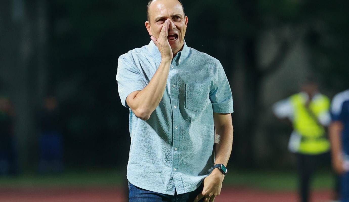 Alejandro Restrepo, celebró su primer triunfo al mando del equipo rojo en la Copa Betpla. Foto: Manuel Saldarriaga Quintero.