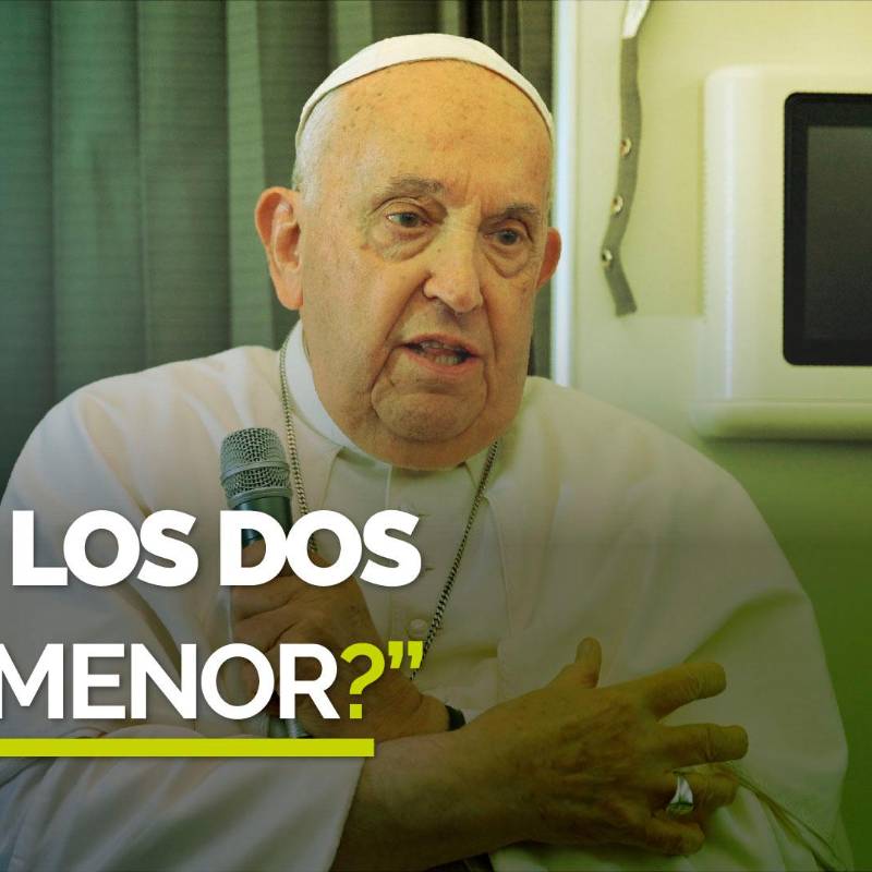 Duras críticas del papa Francisco contra Trump y Harris