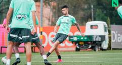 En la imagen aparece el uruguayo Pablo Ceppelini durante una de las prácticas verdolagas esta semana. FOTO NACIONAL