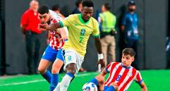 Brasil fue derrotado por Paraguay en la última fecha eliminatoria. FOTO AFP