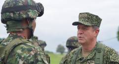 El bogotano Francisco Cubides se convirtió en el cuarto comandante general de las Fuerzas Militares proveniente de la Armada Nacional. Su principal reto es restablecer el orden público en el suroccidente. FOTO cortesía FF MM
