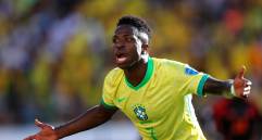 El seleccionado brasileño ha sufrido en su recambio generacional para estas Eliminatorias. De momento se ubica en la cuarta casilla de la tabla de posiciones. Vinicius Junior será titular ante Paraguay. FOTO GETTY 