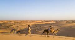 Hubo presencia de lluvias en el desierto del Sahara, en África. Foto: GETTY