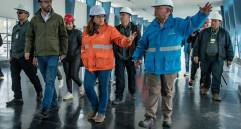 El alcalde Carlos Fernando Galán estuvo recorriendo la planta de Tibitoc. Foto: Alcaldía de Bogotá. 