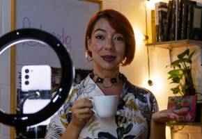 Maríandrea Villalba ha publicado alrededor de cincuenta videos en sus redes sociales. Foto: Julio César Herrera. 