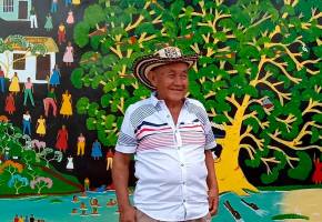 La marcial alegría de unos murales 