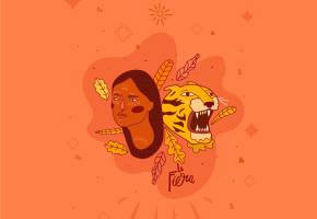 Título ilustración: Fiera natura / Vanessa Ramirez / @lafiera_ilustrada / Técnica: Digital / 2018 