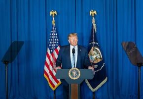 Foto de archivo del expresidente y candidato presidencial Donald Trump. Foto: Europa Press - Casa Blanca