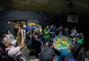 Tercer encuentro Cartografía Hip Hop, organizado por Pino el Bardo en la Casa del Hip Hop en Aranjuez. Foto Cortesía Pino el Bardo