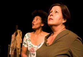 Una de las escenas de la obra de teatro La SiempreViva. Foto: Centro de Artes Delia Zapata