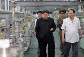 Corea del Norte mostró su planta de Uranio al mundo. Foto: AFP