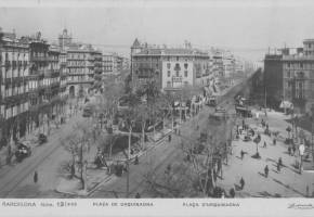 Imagen ilustrativa de Barcelona en los años 50. Foto: GettyImages.