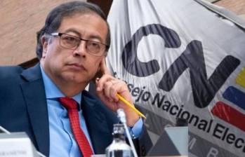 Presidente Gustavo Petro y el CNE. Foto: Presidencia-composición EL COLOMBIANO