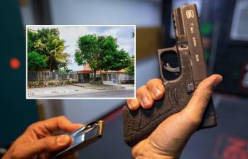 Imagen de referencia de ataque sicarial con arma de fuego y la seccional de Medicina Legal de Barranquilla. FOTO: PORTAL ZONA ZERO Y EL COLOMBIANO