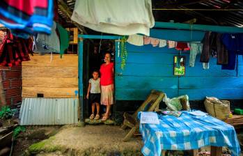 Corría el año 2017 cuando Luz Deney fue notificada como beneficiaria de un mejoramiento de vivienda. Desde entonces, está esperando tener un “rancho” sin más remiendos improvisados. FOTOS Camilo Suárez
