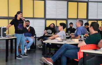 En Mutar, los jóvenes pueden aprender de producción, creación, exploración y experimentación sonora. FOTO Alcaldía de Medellín 