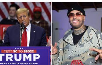 Nicky Jam es el tercer reguetonero latino en apoyar públicamente al candidato republicano. FOTO: GETTY | Esneyder Gutiérrez