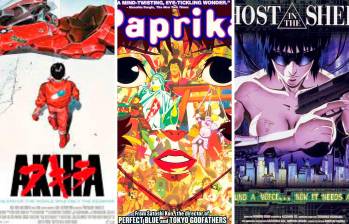 Akira, Paprika y Ghost in the Shell son referentes mundiales de la animación japonesa. Fotos: Cortesía.