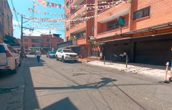 En este sector del barrio Trinidad, suroriente de Medellín, ocurrió el asesinato de Daniel Felipe Jaramillo Franco, de 38 años. FOTO: ALEJANDRA MORALES RÍOS