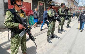 Los 70 hombres del Gaula Militar estarán desplegados para garantizar la seguridad. FOTO CORTESÍA FUERZAS MILITARES 