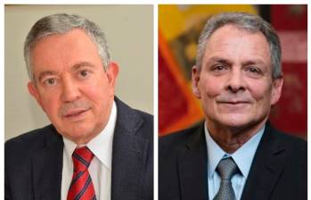 Luis Alberto Zuleta y Juan José Echavarría son miembros independientes de la Junta de Ecopetrol. FOTO: Cortesía