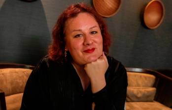 Alana S. Portero fue reconocida por el Ministerio de Igualdad de España por su contribución a la visibilización de las mujeres trans. Estuvo de visita en Medellín. FOTO Carlos Velásquez 