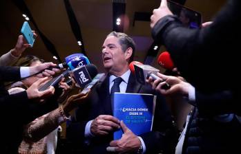El exvicepresidente dijo no saber “en qué condiciones se va a surtir el proceso democrático en el año 2026”. FOTO: COLPRENSA