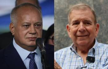 El ministro del Interior de Venezuela, Diosdado Cabello, tachó de “colonialismo” el apoyo que el Congreso de español le está dando al opositor venezolano, Edmundo González, tras reconocerlo como presidente electo. FOTO: EUROPA PRESS Y CUENTA DE X @PartidoPSUV