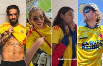 Algunas personalidades famosas del país mostraron su apoyo a la Selección Colombia por medio de sus redes sociales. FOTO: CAPTURA REDES SOCIALES MALUMA, ORNELLA, DANIELA OSPINA Y PISO 21