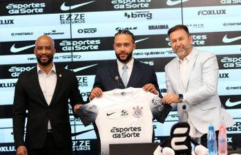 Memphis Depay llegó como agente libre al club paulista. FOTO: Instagram @corinthians