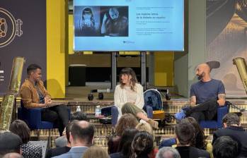 En Madrid se celebró un evento para hablar de las mejores canciones de la historia en español, a propósito de la celebración del Día del Idioma Español en las Naciones Unidas. Foto: Europa Press. 