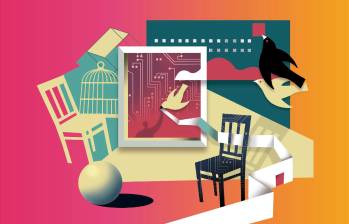 Con la memoria perfecta de internet, el olvido se hace muy difícil. Ilustración Elena Ospina.