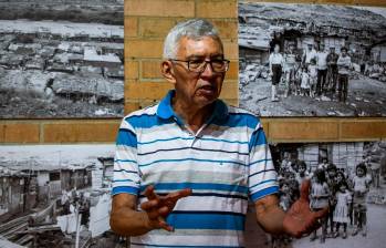 La exposición reúne 20 fotos, casi todas inéditas, que Édgar Jiménez hizo sobre la vida en el barrio Moravia, cuando era un basurero. Foto Cortesía Édgar Jiménez, “el Chino”. 