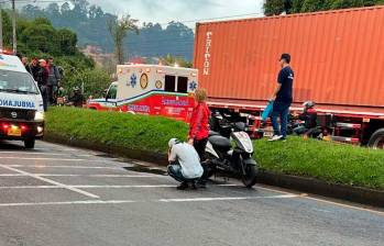 En video: Fatal accidente en la variante a Caldas