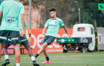 En la imagen aparece el uruguayo Pablo Ceppelini durante una de las prácticas verdolagas esta semana. FOTO NACIONAL